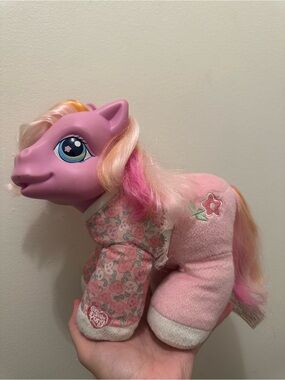My Little Pony So Soft Pink Rose Blossom 2003 Hasbro Giggles Plush Vintage